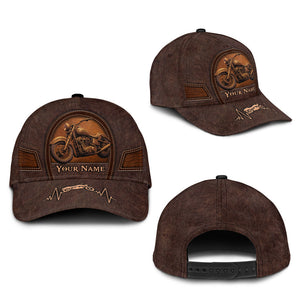 Personalized Old Biker Classic Cap