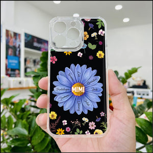 Personalized Mother's Day Gift For Grandma Mom Flower Space Phone case