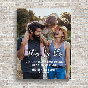 Personalized This is Us Family Photo Poster