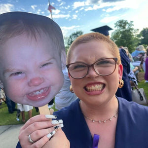 Personalized Heads Face Mask  Party Decoration