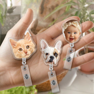 Personalized Funny Pet Badge Reel