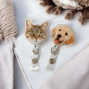 Personalized Funny Pet Badge Reel