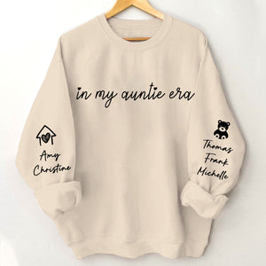 Personalized In My Auntie Era Grandma Era Sweatshirt