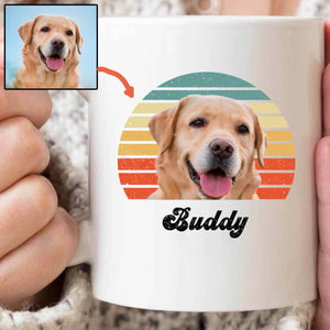 Personalized Dog Cat Retro Photo Dog Coffee Mug-Gift For Pet lover