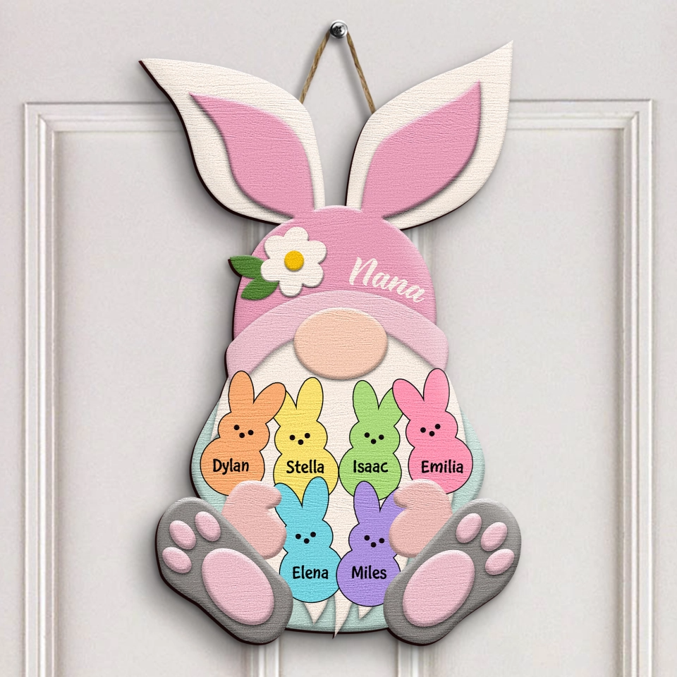 Personalized Grandma's Peeps Door Sign - Gift For Grandma