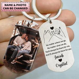 Personalized Pinky Promise Couple Gift Keychain