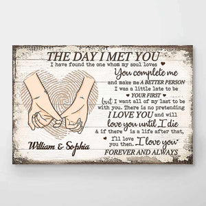 Personalized Poster/Canvas-Love You Forever And Always-Gift For Couple