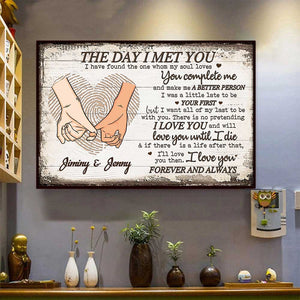 Personalized Poster/Canvas-Love You Forever And Always-Gift For Couple