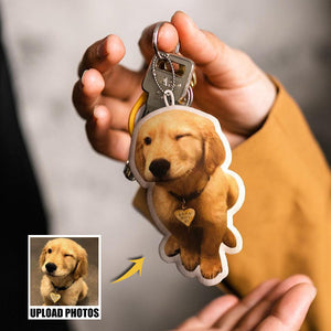 Personalized Custom 3D Photo Pillow Keychain/Backpack Pendants